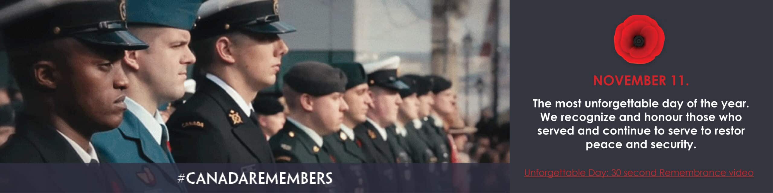 Canada Remembers November 11